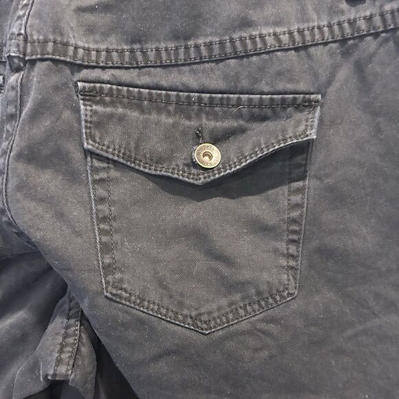 Venezia Wide Leg Black Wide Leg‎ Trousers Tie Waist Womens Size 14 Petite - Picture 6 of 6